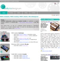Microdesignum - výroba elektroniky pro hudební techniku